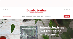 Desktop Screenshot of dumbofeather.com